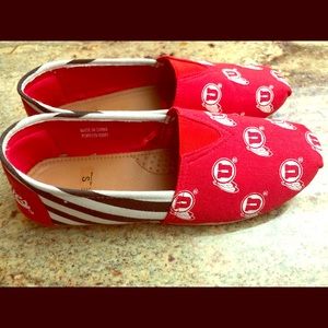 University of Utah Utes Canvas Slip-on Shoes